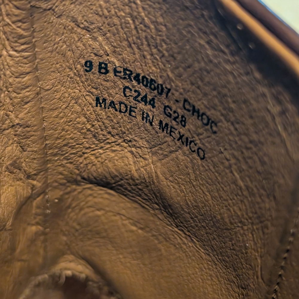 Women's Brown Leather Boots - Picture 5 of 11